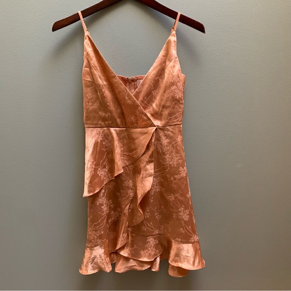 Altar’d State Gold Mini Dress Small